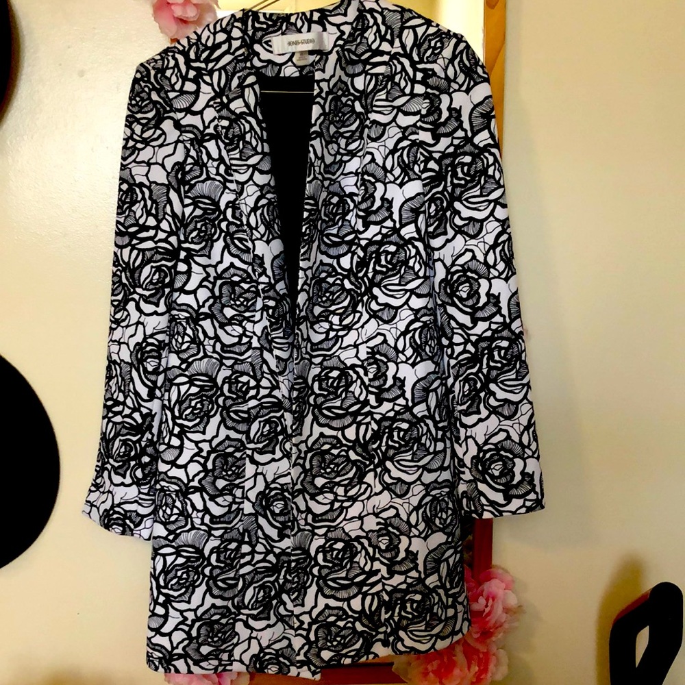 Jones Studio floral dress jacket